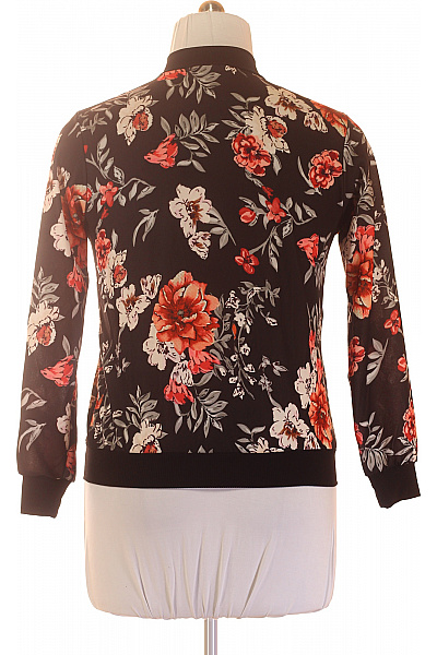 Dámská bomber bunda s květinovým vzorem a zipem Vel. L | Unimoda | obrázek 2