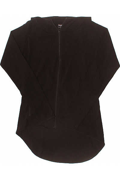 URBAN CLASSICS Dámská černá Prodloužená Mikina S Kapucí Na Zip Velikost EU XL