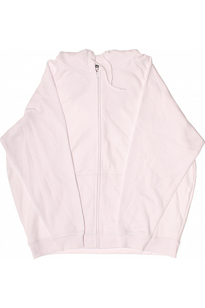 URBAN CLASSICS Pánská Bílá Mikina S Kapucí Na Zip Vel. EU 3XL