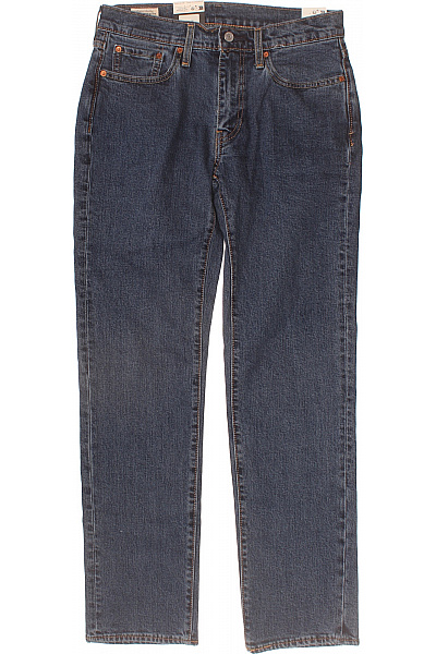 LEVIS Dámské Modré Džíny Rovné S Kapsami Bavlněné Vel. EU 30/32