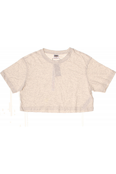 URBAN CLASSICS Dámské tričko s krátkým rukávem basic crop top šedé Velikost XS | URBAN CLASSICS | obrázek 2