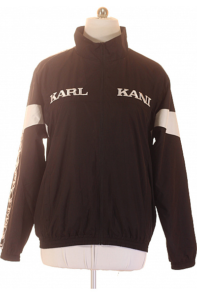 KARL  KANI pánská černá větrová bunda se zipem Vel. EU XXL | KARL  KANI | obrázek 2