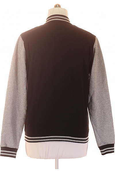 URBAN CLASSICS pánská bunda bomber varsity černá s dlouhým rukávem Velikost l | URBAN CLASSICS | obrázek 3