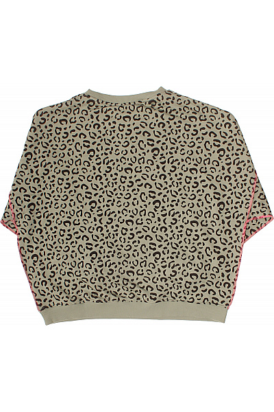 miss goodlife dámská mikina s dlouhým rukávem a potiskem růžová leopardí streetwear Vel. M | miss goodlife | obrázek 2