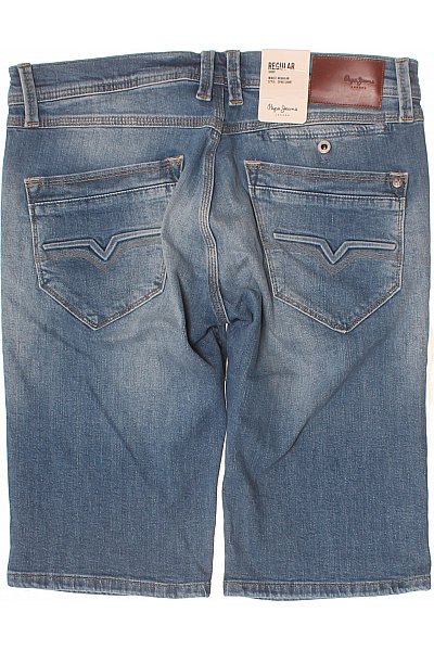 Pepe Jeans Pánské modré džínové kraťasy s kapsami Velikost 32 | Pepe Jeans | obrázek 3