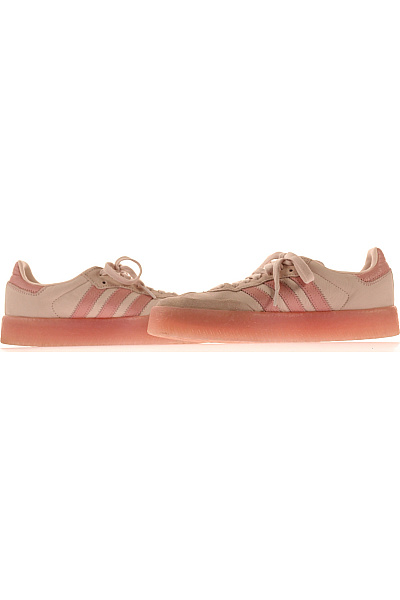 ADIDAS růžové kožené tenisky s platformou Vel. 40.5 | ADIDAS | obrázek 5