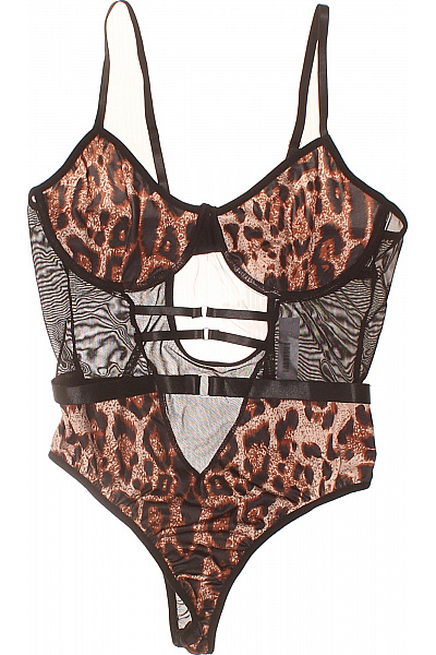 Dámské body s leopardím vzorem a síťovinou Vel. L | Unimoda | obrázek 2