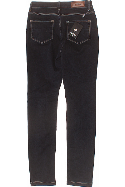 denim culture Dámské džíny strečové úzké s vysokým pasem modré Vel. W34/L30 | denim culture | obrázek 2
