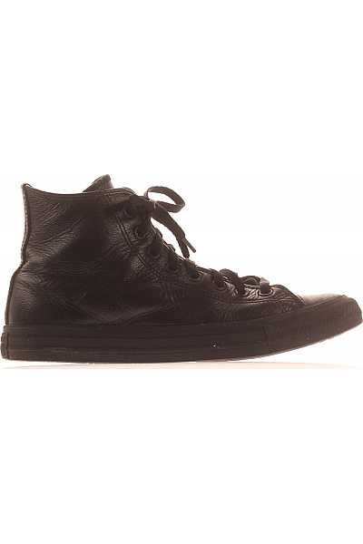 CONVERSE Dámské černé Kožené Kotníkové Tenisky šněrovací Velikost 41
