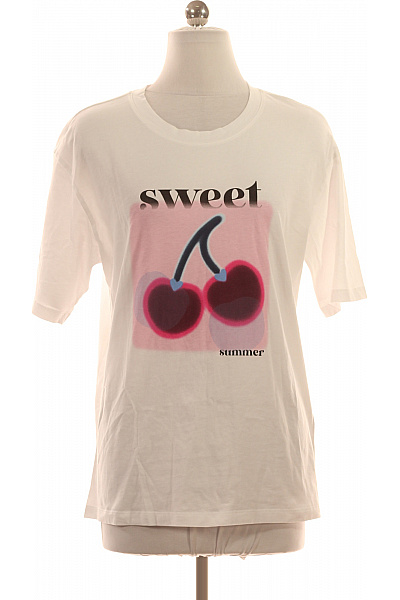 MARC AUREL Dámské tričko s krátkým rukávem a potiskem třešní a nápisem sweet summer Vel. 36 | MARC AUREL | obrázek 2