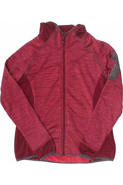 MAUL SPORTS dámská mikina na zip s dlouhým rukávem červená sportovní funkční Vel. 42 | MAUL SPORTS | obrázek 2
