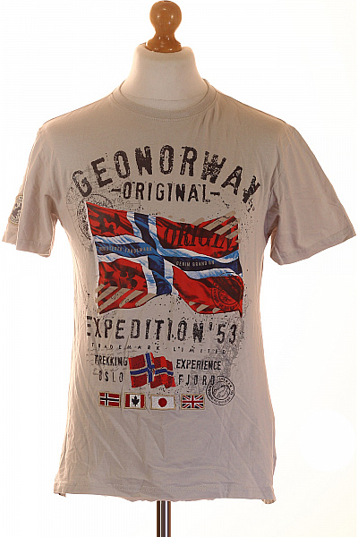 Geographical Norway Pánské tričko s krátkým rukávem a potiskem Velikost EU L | Geographical Norway | obrázek 2