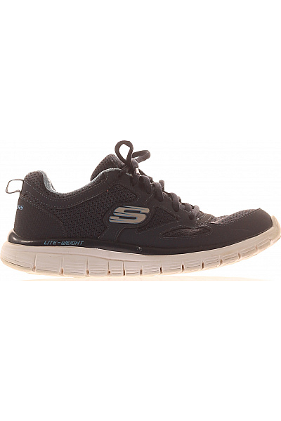 SKECHERS Pánské Tenisky šedé Textilní Sportovní Vel. 41