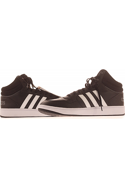 ADIDAS Kotníkové tenisky černé sportovní volnočasové Vel. 49/5 | ADIDAS | obrázek 5