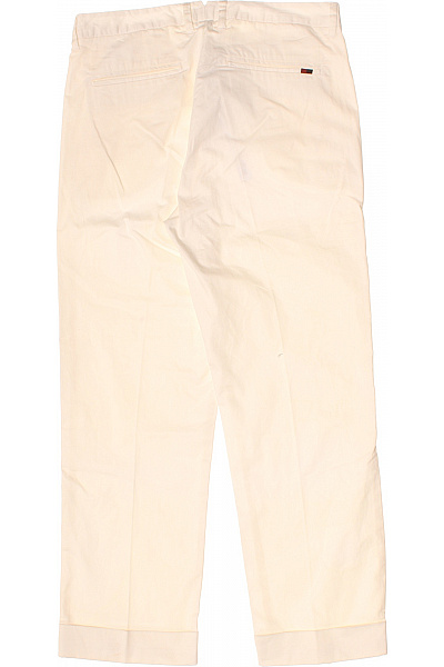 Woolrich Béžové plátěné kalhoty volnočasové rovné s kapsami Vel. 27 | Woolrich | obrázek 3