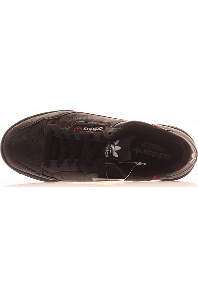 ADIDAS Dětské tenisky černé kožené šněrovací volnočasové Vel. 38 | ADIDAS | obrázek 2