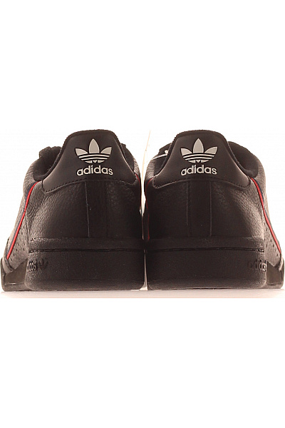 ADIDAS Dětské tenisky černé kožené šněrovací volnočasové Vel. 38 | ADIDAS | obrázek 4