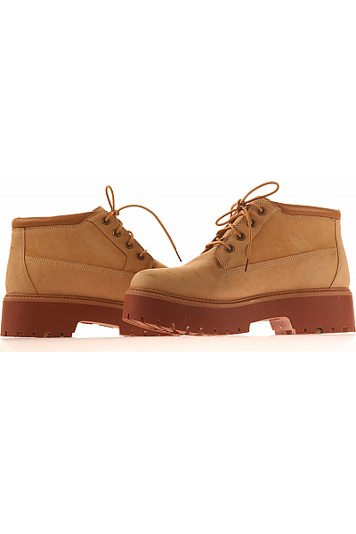 Timberland Kotníkové šněrovací boty na platformě semišové podzimní Velikost 42 | Timberland | obrázek 5