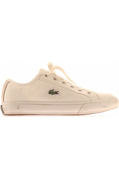LACOSTE Dámské Plátěné Tenisky Volnočasové šněrovací Vel. 40.5