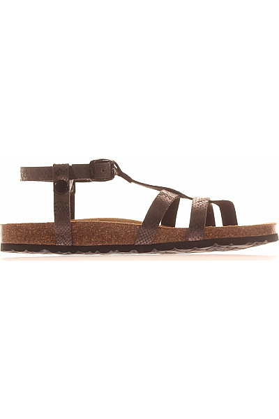 Mandel Sandals Dámské Kožené Sandály Korkové Letní S Páskem Vel. 40