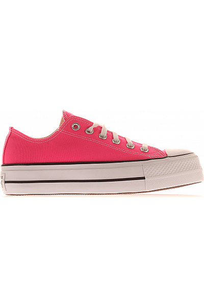 CONVERSE Růžové Plátěné Tenisky Na Platformě šněrovací Volnočasové