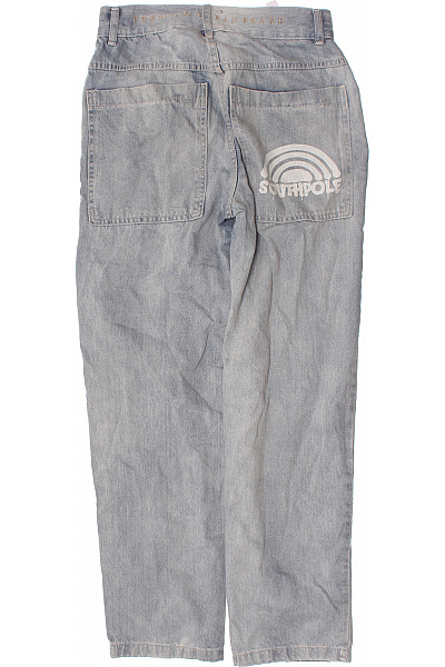 Southern mens wear modré bavlněné džíny s kapsami rovné vintage Vel. 32 | Southern mens wear | obrázek 2