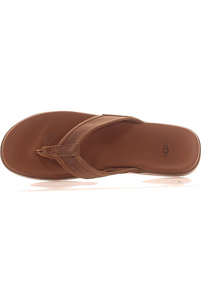 UGG Pánské hnědé kožené žabky volnočasové letní Vel. 44 | UGG | obrázek 2