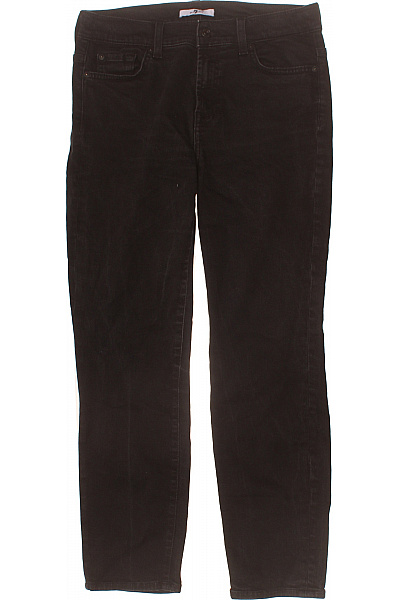 7 For All Mankind Dámské Hnědé Strečové Džíny S Vysokým Pasem Rovné Velikost 29