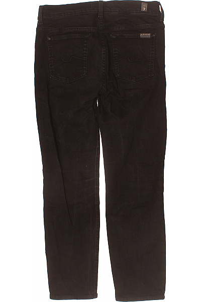 7 for all mankind Dámské hnědé strečové džíny s vysokým pasem rovné Velikost 29 | 7 for all mankind | obrázek 2