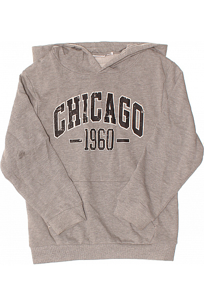Name It Dětská šedá Mikina S Potiskem Chicago 1960 Vel. 122/128