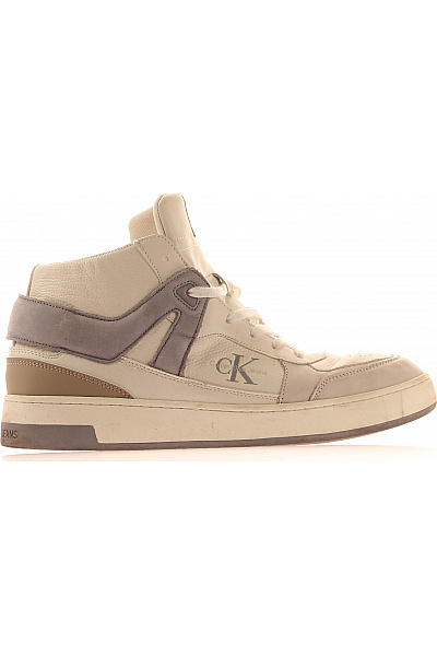 Calvin Klein Pánské Kožené Kotníkové Tenisky Velikost EU 46