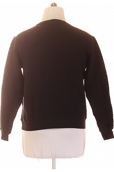 Sublevel dámská mikina s dlouhým rukávem černá bavlněná crewneck streetwear Vel. L | Sublevel | obrázek 3