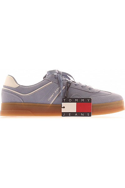 TOMMY HILFIGER Dámské Tenisky Modré Semišové Volnočasové šněrovací Vel. EU 41