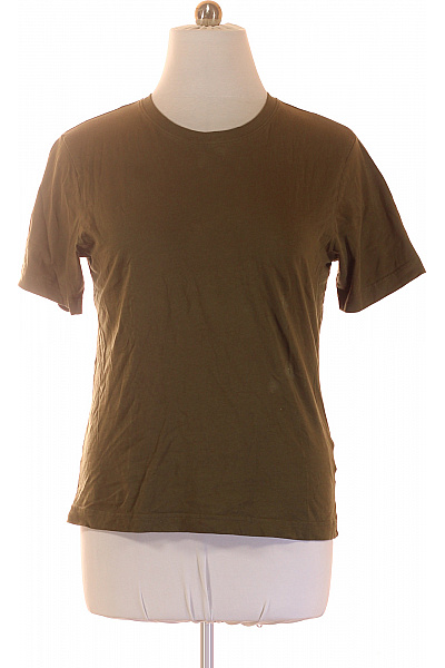 LAWRENCE GREY Pánské Tričko S Krátkým Rukávem Basic Khaki Velikost L