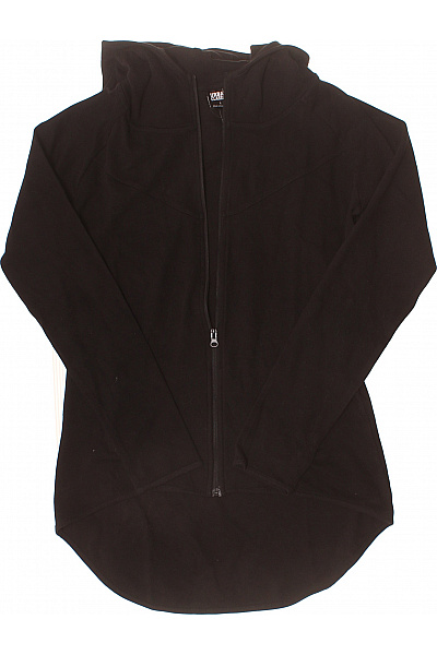 URBAN CLASSICS Dámská černá Mikina S Kapucí A Dlouhým Rukávem Na Zip Vel. L