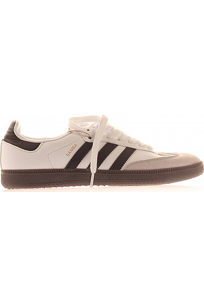 ADIDAS Dámské Tenisky Bílé Kožené Volnočasové šněrovací Velikost 38