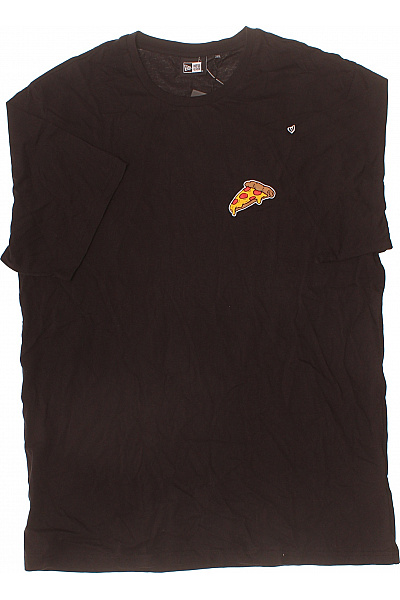 New Era Černé tričko s krátkým rukávem a potiskem pizzy Vel. 2XL | New Era | obrázek 2