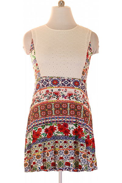 DESIGUAL Dámské šaty bez rukávů květované boho letní Vel. XL | DESIGUAL | obrázek 2