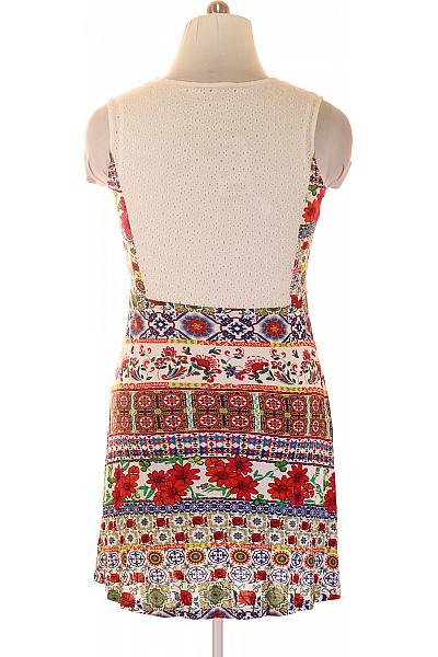 DESIGUAL Dámské šaty bez rukávů květované boho letní Vel. XL | DESIGUAL | obrázek 3
