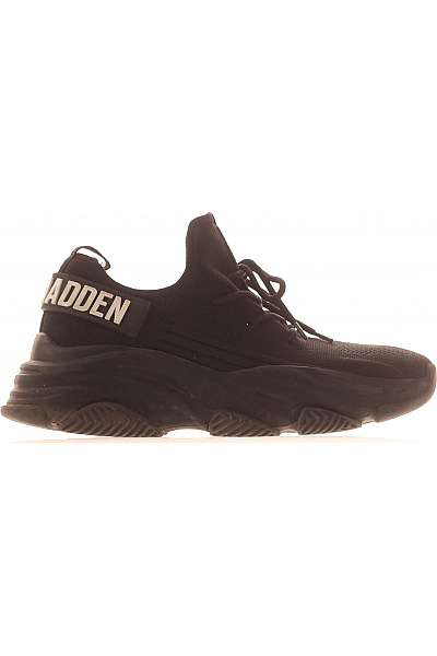 Steve Madden černé Textilní Sportovní Tenisky S Vysokou Podrážkou Velikost 40