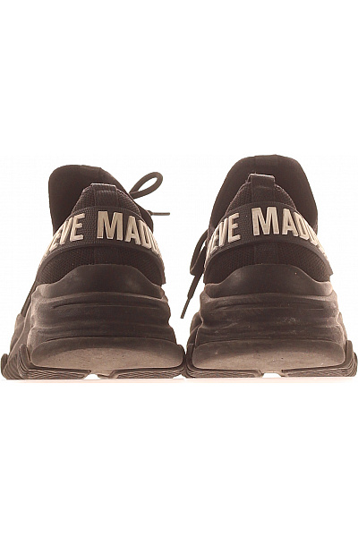 Steve Madden černé textilní sportovní tenisky s vysokou podrážkou Velikost 40 | Steve Madden | obrázek 4