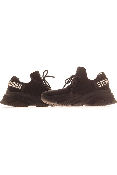 Steve Madden černé textilní sportovní tenisky s vysokou podrážkou Velikost 40 | Steve Madden | obrázek 5