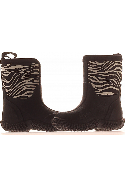 dětské holínky černobílé zebra gumové nepromokavé | Unimoda | obrázek 5