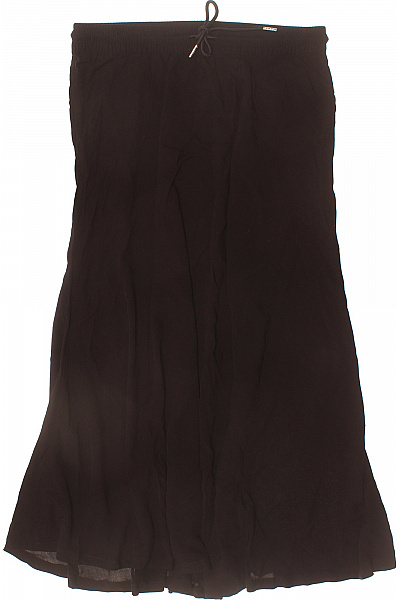 URBAN CLASSICS Dámská černá Splývavá Maxi Sukně S Gumou V Pase Vel. Xl