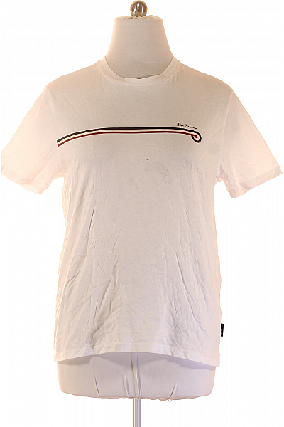 Ben Sherman Pánské Tričko S Krátkým Rukávem A Potiskem Vel. L