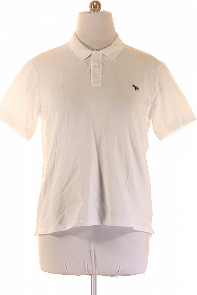 Paul Smith Pánské bílé polo tričko s krátkým rukávem a výšivkou Vel. XXXL | Paul Smith | obrázek 2