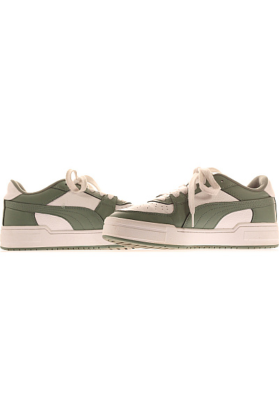 Puma Zelené kožené tenisky volnočasové šněrovací Velikost 42 | Puma | obrázek 5