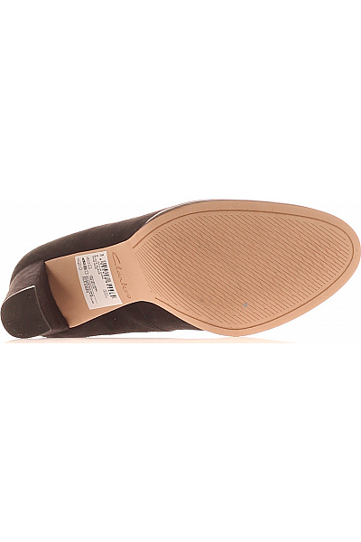 Clarks Dámské černé semišové lodičky na podpatku elegantní Vel. 40 | Clarks | obrázek 3