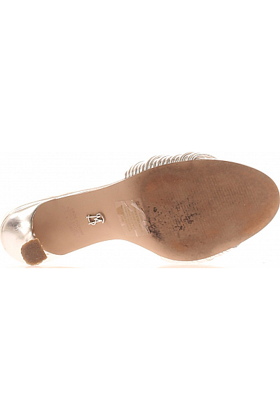 Steve Madden Dámské stříbrné sandály na podpatku Vel. 37 | Steve Madden | obrázek 3