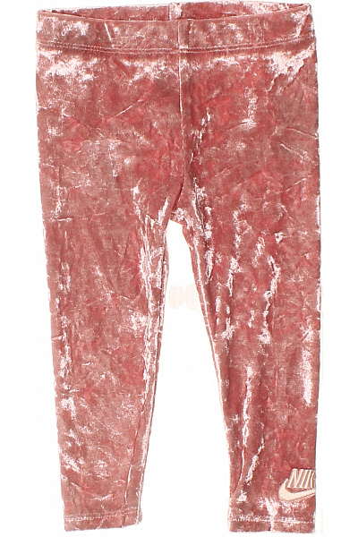 Nike Dětské Růžové Sametové Legíny Vel. 80-86